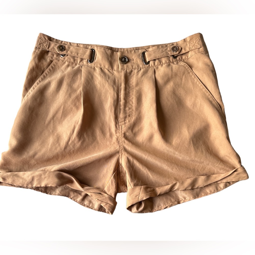 FOREVER 21 XS Contemporary Tan Brown Cargo Shorts BNWOT